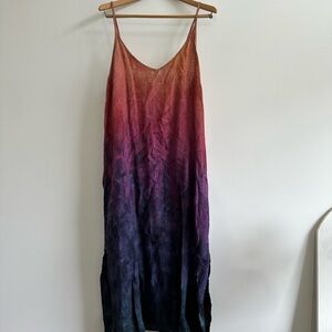 Hand dyed Linen Tank Dress - Katie Diamond Wolff